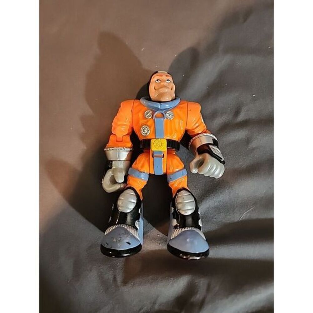 Fisher Price Rescue Heroes Roger Houston Astronaut Action Figure Launch Force
